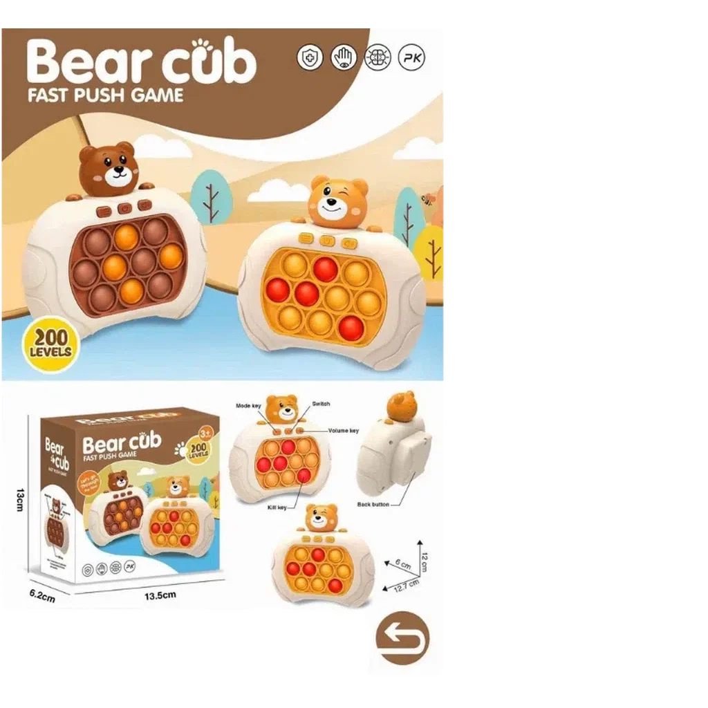 Bear Cub Fast Push Game-323-2