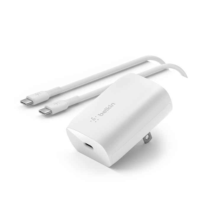 Belkin Pd 30W Pps Usb-C Wall Charger + Usb-C To C 1Mtr