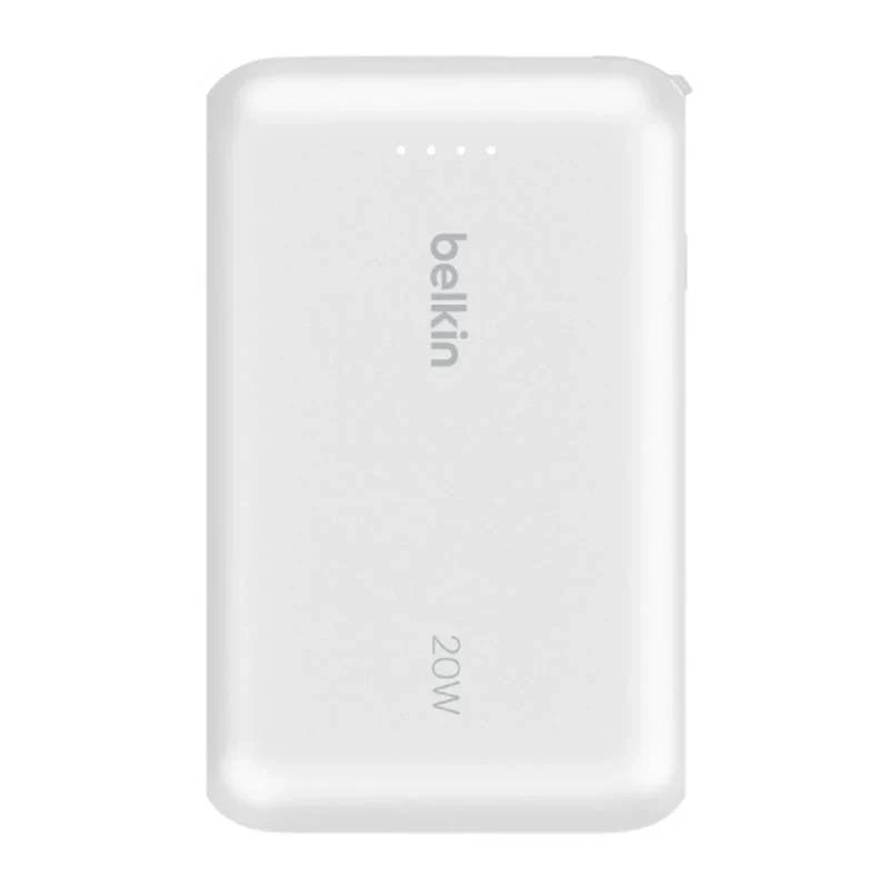 Belkin Power Bank With Cable - USB-C / 10,000mAh / White