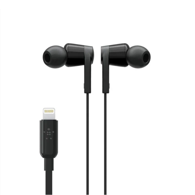 Belkin SoundForm Wired Earphone with Lightning Connector - Black