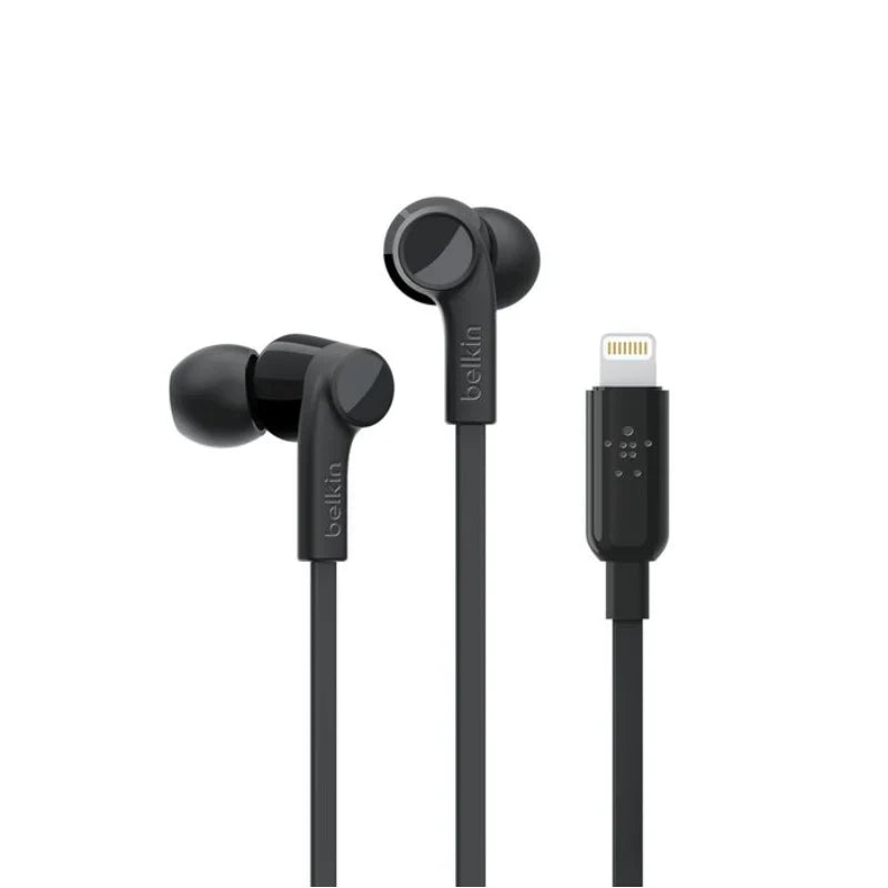 Belkin SoundForm Wired Earphone with Lightning Connector - Black