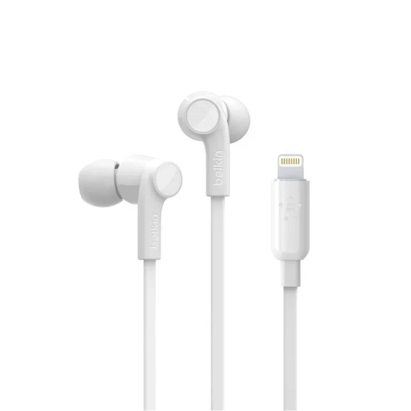 Belkin SoundForm Wired Earphone with Lightning Connector - White
