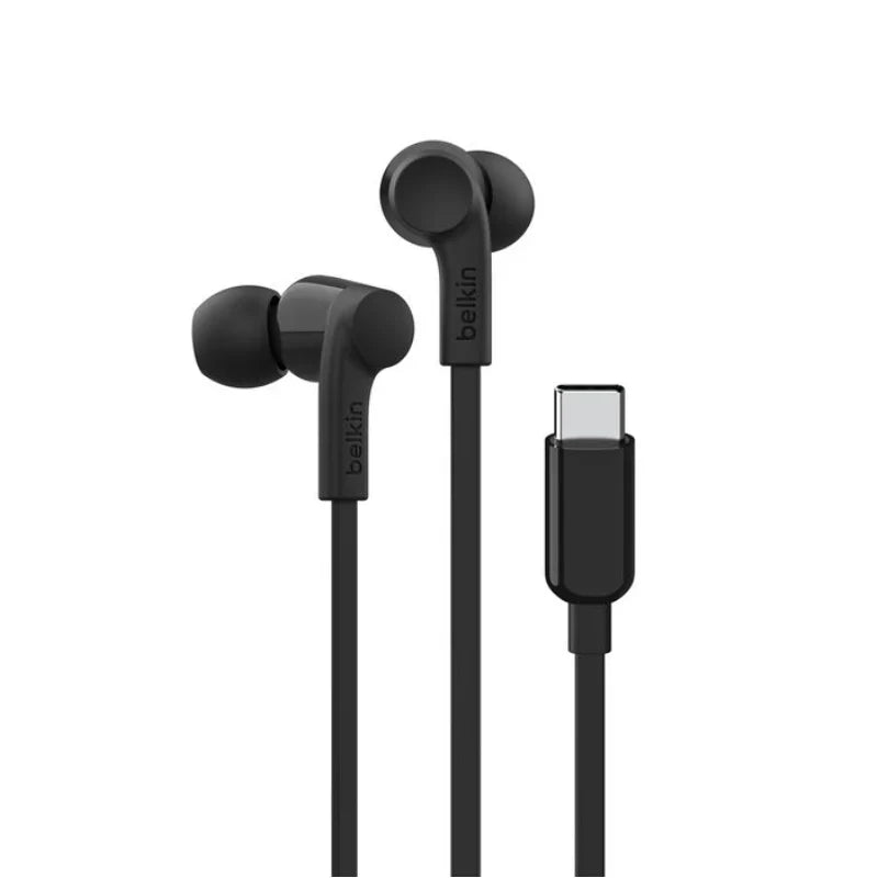 Belkin SoundForm Wired Earphone with USB-C Connector - Black