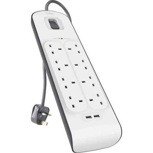Belkin Surge Protector 8 Outlet 2 USB 2.4A