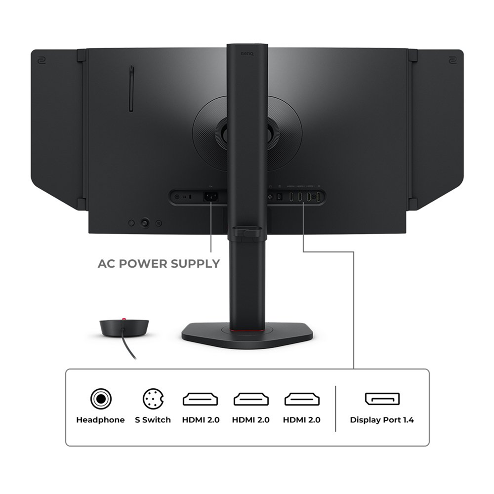 BenQ 24″ Zowie XL2566X+ 400Hz Fast TN FHD DyAc2 Adjustable Gaming Monitor