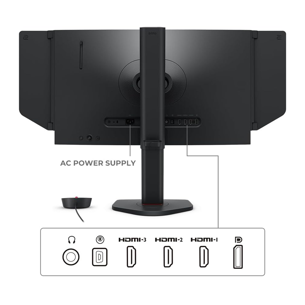 BenQ 24″ Zowie XL2586X+ 600Hz Fast TN FHD DyAc2 HDMI 2.1 Adjustable Gaming Monitor
