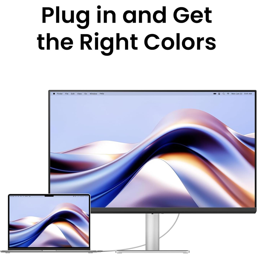 BenQ 27″ MA270UP 4K Glossy Monitor for MacBook Pro and MacBook Air with USB-C 90W Speakers