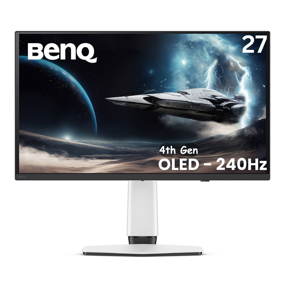 BenQ 27″ MOBIUZ EX271UZ 4K OLED 240Hz 0.03ms 4th Gen QD-OLED HDR400 Gaming Monitor
