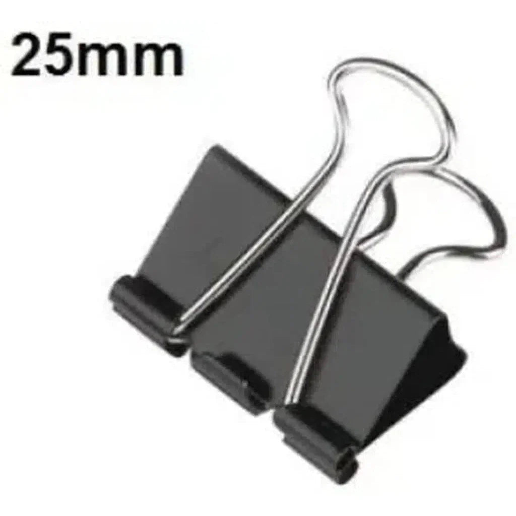 Binder Clips 25Mm Buro 12Pcs/Box