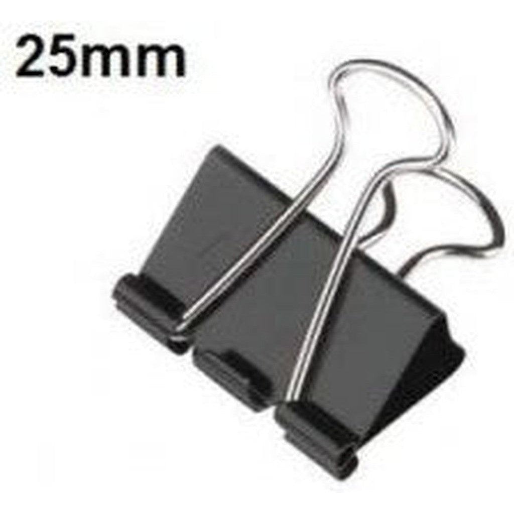 Binder Clips 25Mm Buro 12Pcs/Box