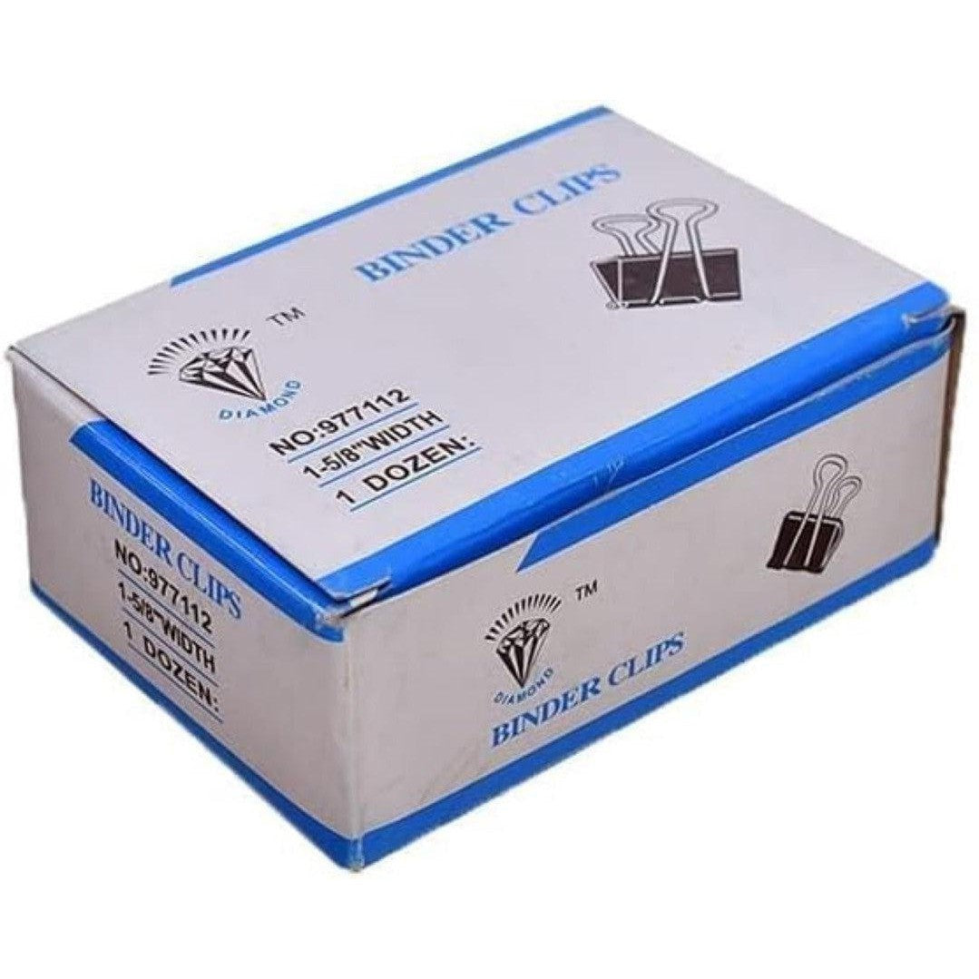 Binder Clips 41Mm Buro 12Pcs/Box