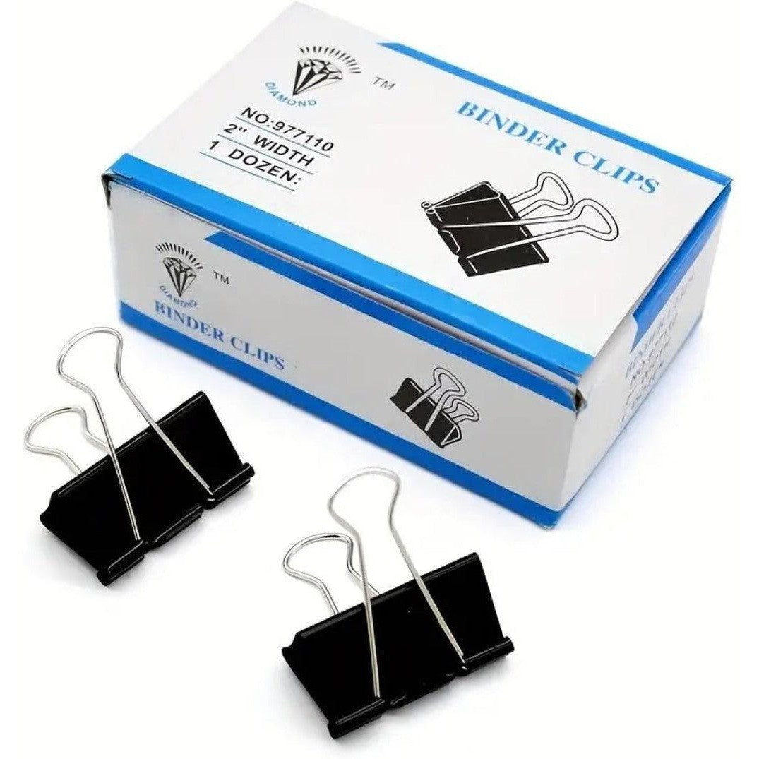 Binder Clips 51Mm Buro 12Pcs/Box