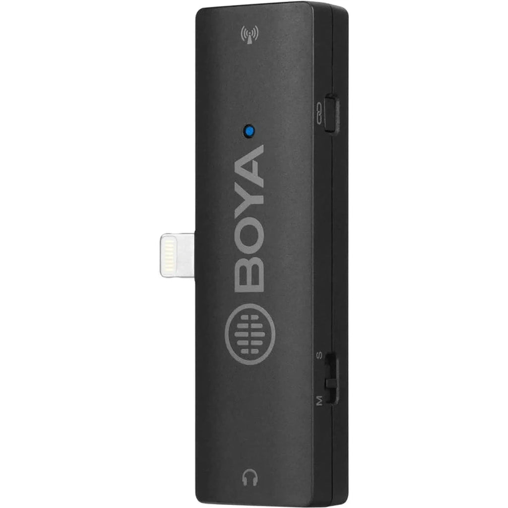Boya 2.4Ghz Wireless Microphone For Mobile Device Like Smartphone, Pc, Tablet - Black