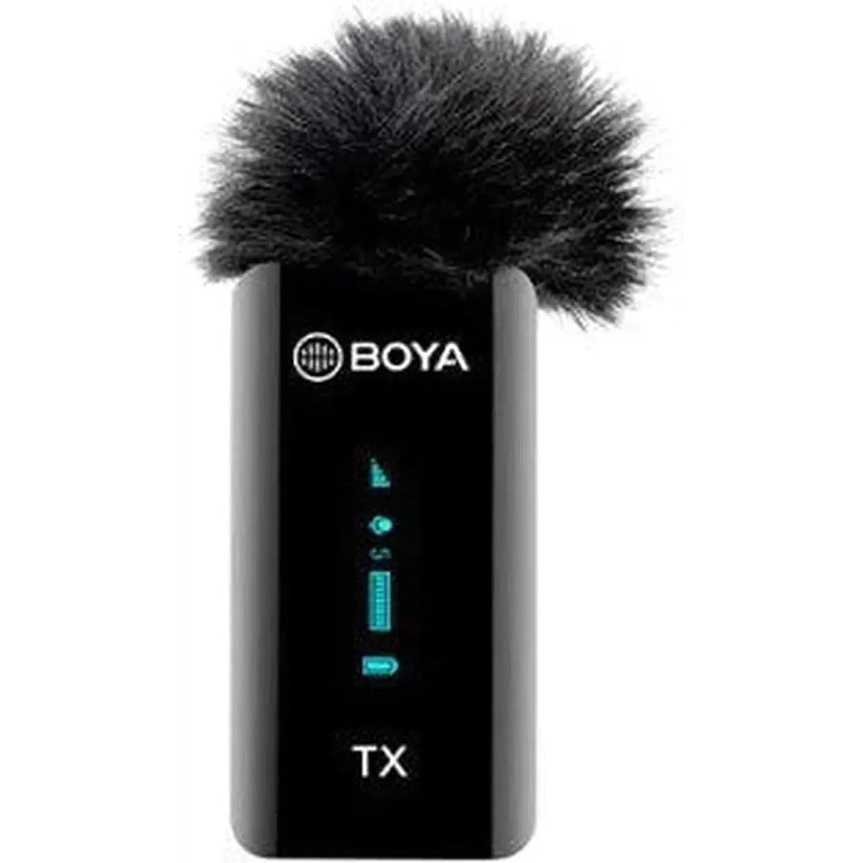 Boya 2.4Ghz Wireless Microphone For Mobile Devices Like Smartphone, Pc, Tablet (2Transmitters+1Receiver With Lightning Jack) - Black