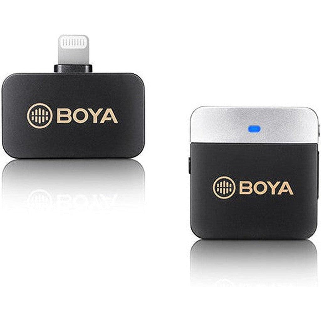 Boya 2.4Ghz Wireless Microphone With Ear-Return Monitoring Function - Black