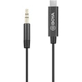 BOYA 3.5mm TRS Male to Type-C Male Audio Adapter – Black