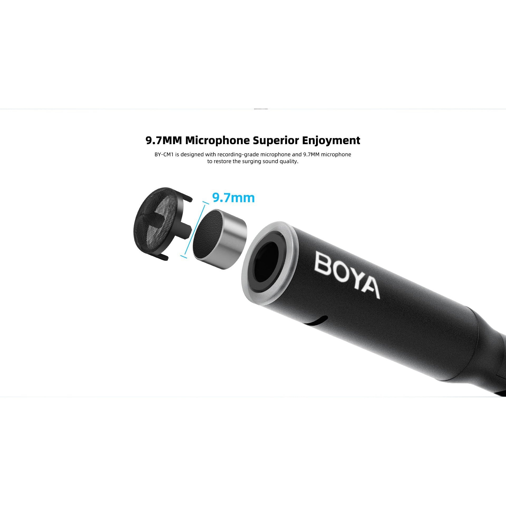 Boya By-Cm1 Cardiod Desktop Usbmicrophone With Adjustable - Black
