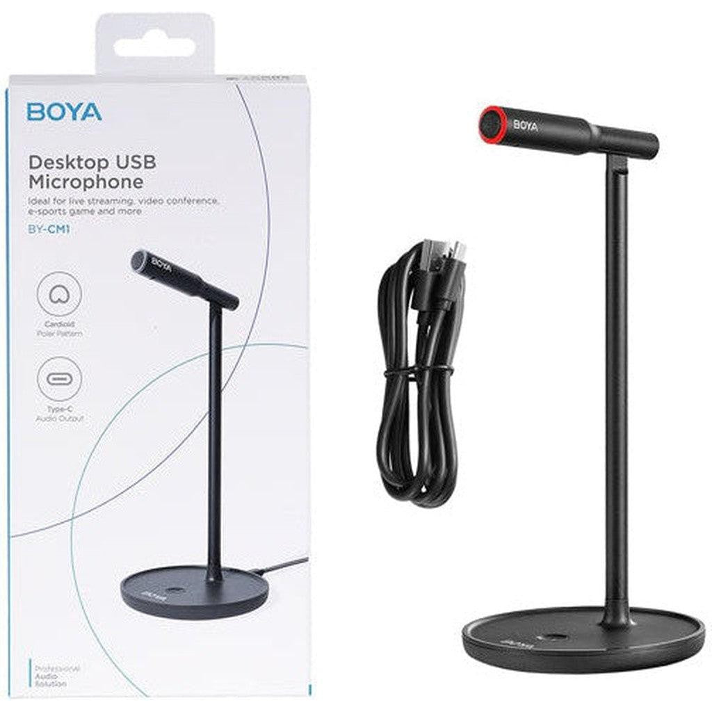 Boya By-Cm1 Cardiod Desktop Usbmicrophone With Adjustable - Black