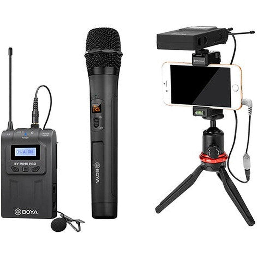 Boya Dual Channel Wireless Mic Kit - Black