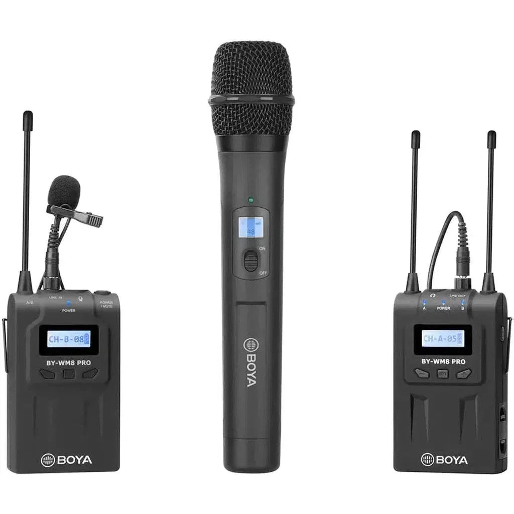 Boya Dual Channel Wireless Mic Kit - Black