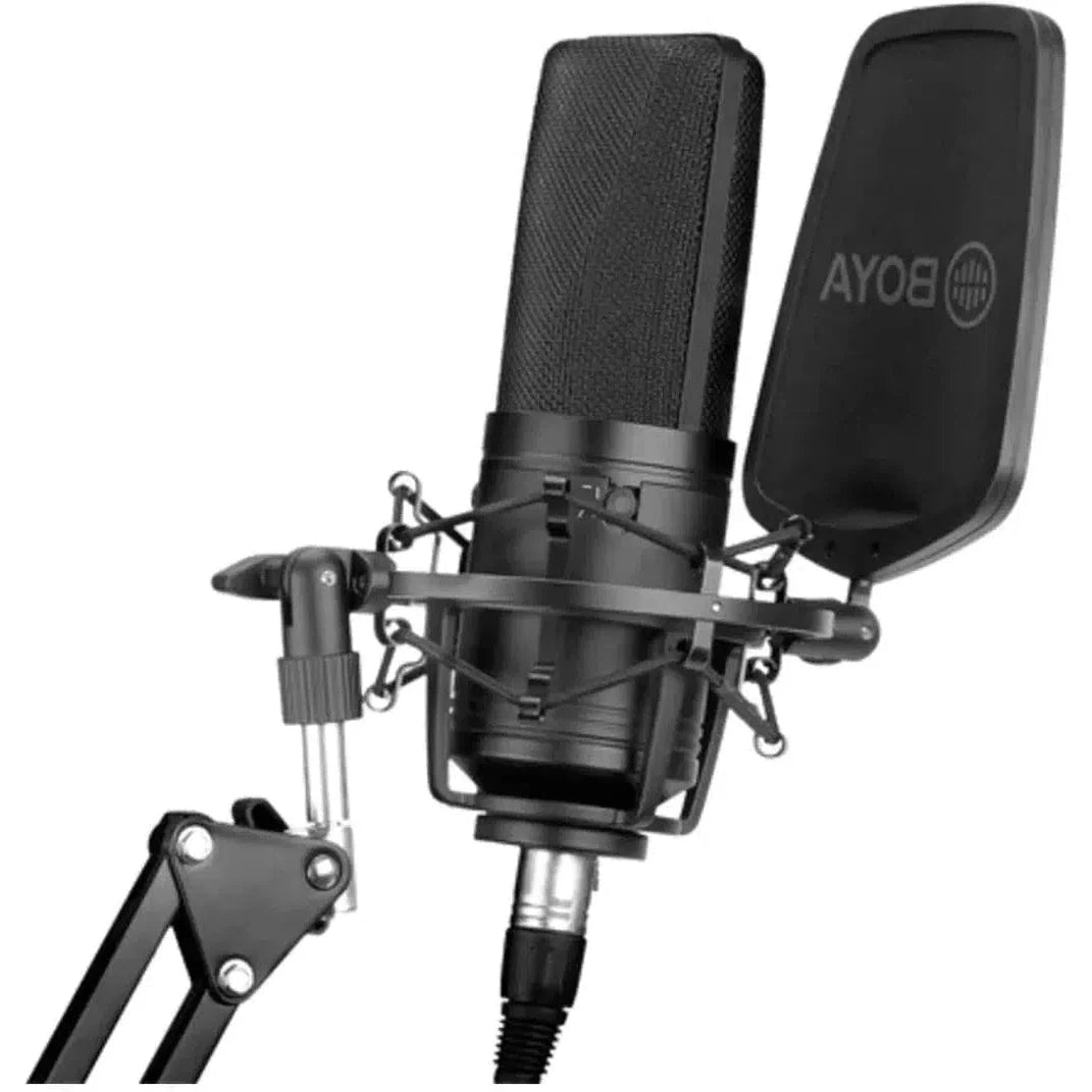 BOYA Large Diaphragm Condenser Microphone – Black