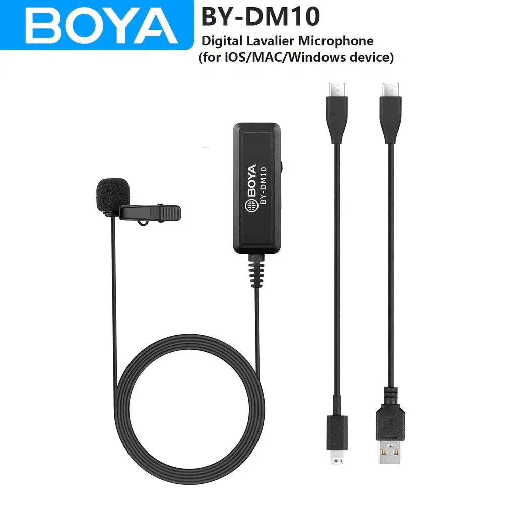 Boya Lavalier Microphone For Ios And Pc