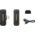 Boya Smallest 2.4Ghz Wireless Microphone With Lightning Connector For Ios Device( 1Tx+1Rx) - Black