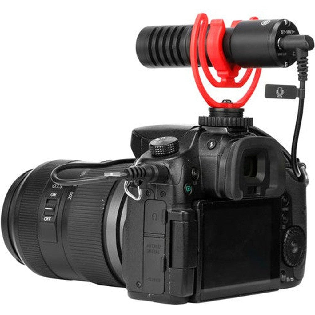 Boya Super-Cardioid Condenser Microphone Pro/Monitoring Supported - Black