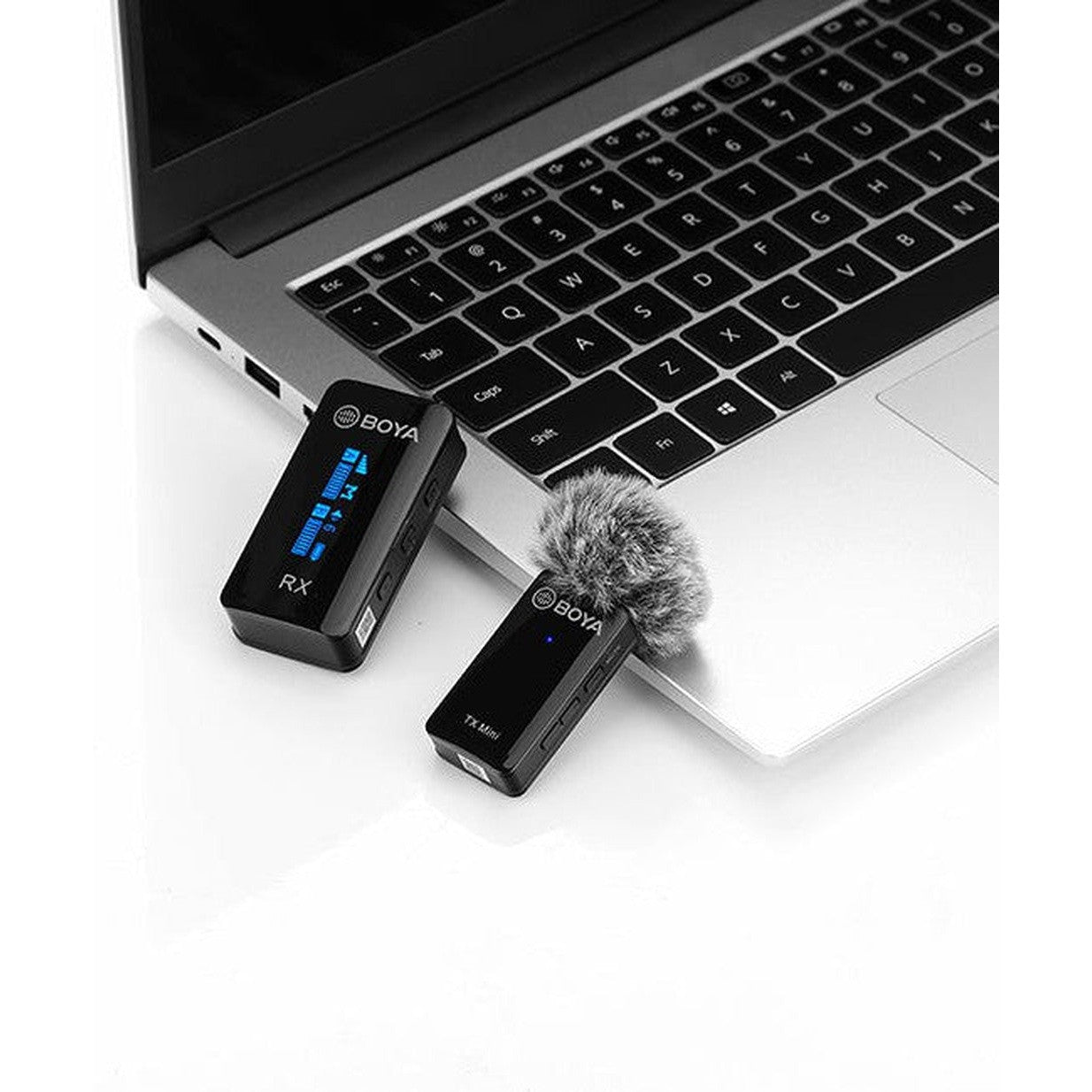 Boya Ultracompact 2.4Ghz Dual-Channel Wireless Microphone System - Black