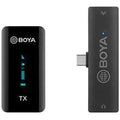 Boya.4Ghz Wireless Microphone For Mobile Device Like Smartphone, Pc, Tablet (1Transmitter+1Receiver With Type-C Jack) - Black
