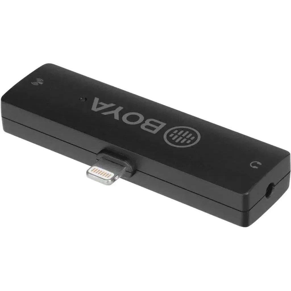 Boya.4Ghz Wireless Microphone For Mobile Device Like Smartphone, Pc, Tablet - Black