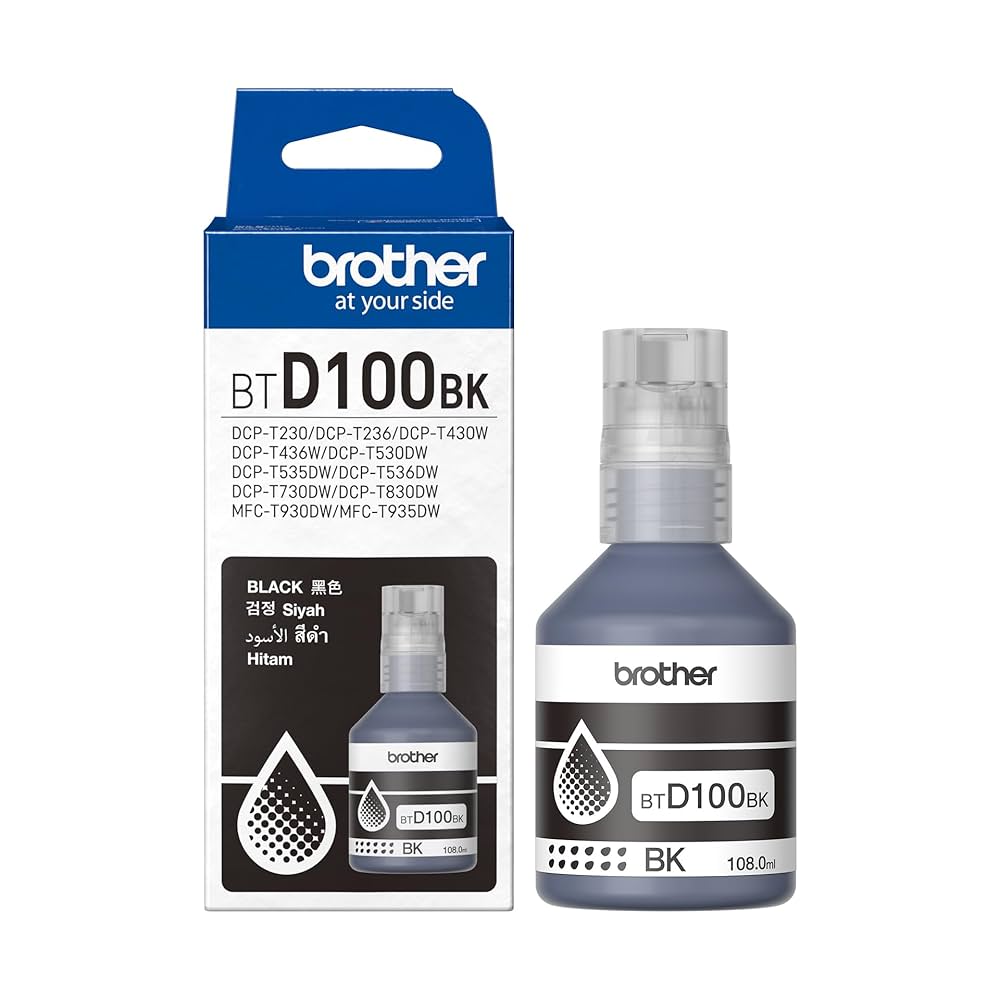 Brother BTD100BK Black original Ink Bottle