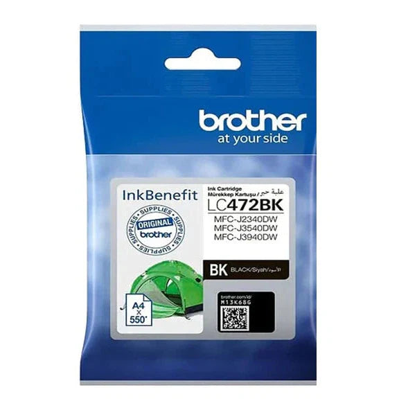 Brother Genuine LC472B Black Printer Ink Cartridge