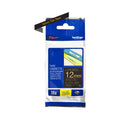 Brother Genuine TZe 334 Labelling Tape Cassette 12mm  – Gold On Black