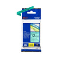 Brother Genuine TZe 731 Labelling Tape Cassette 12mm – Black on Green