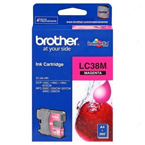 Brother LC 38 Magenta Ink Cartridge