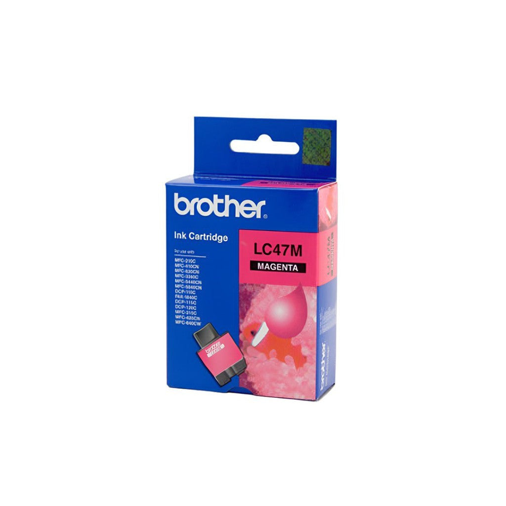Brother LC 47 Magenta Ink Cartridge