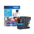 Brother LC 563 Cyan Ink Cartridge