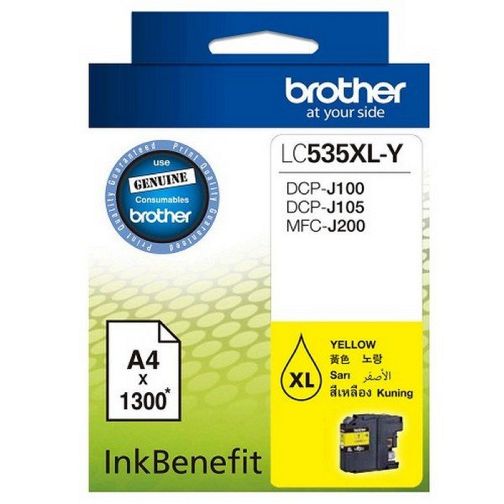 Brother LC535XL Yellow Original Ink Cartridge