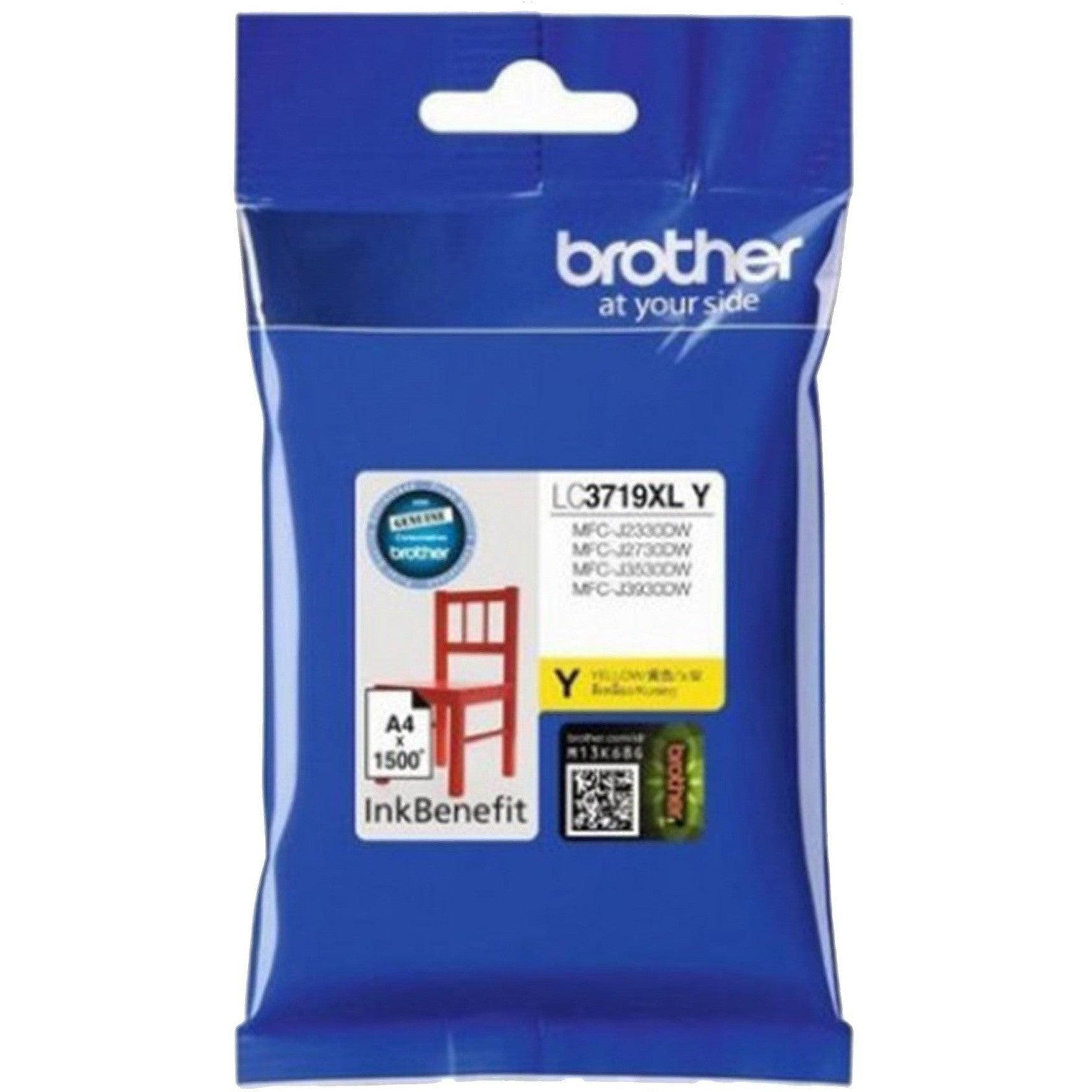 Brother Lc 3719 XL Yellow Ink Cartridge