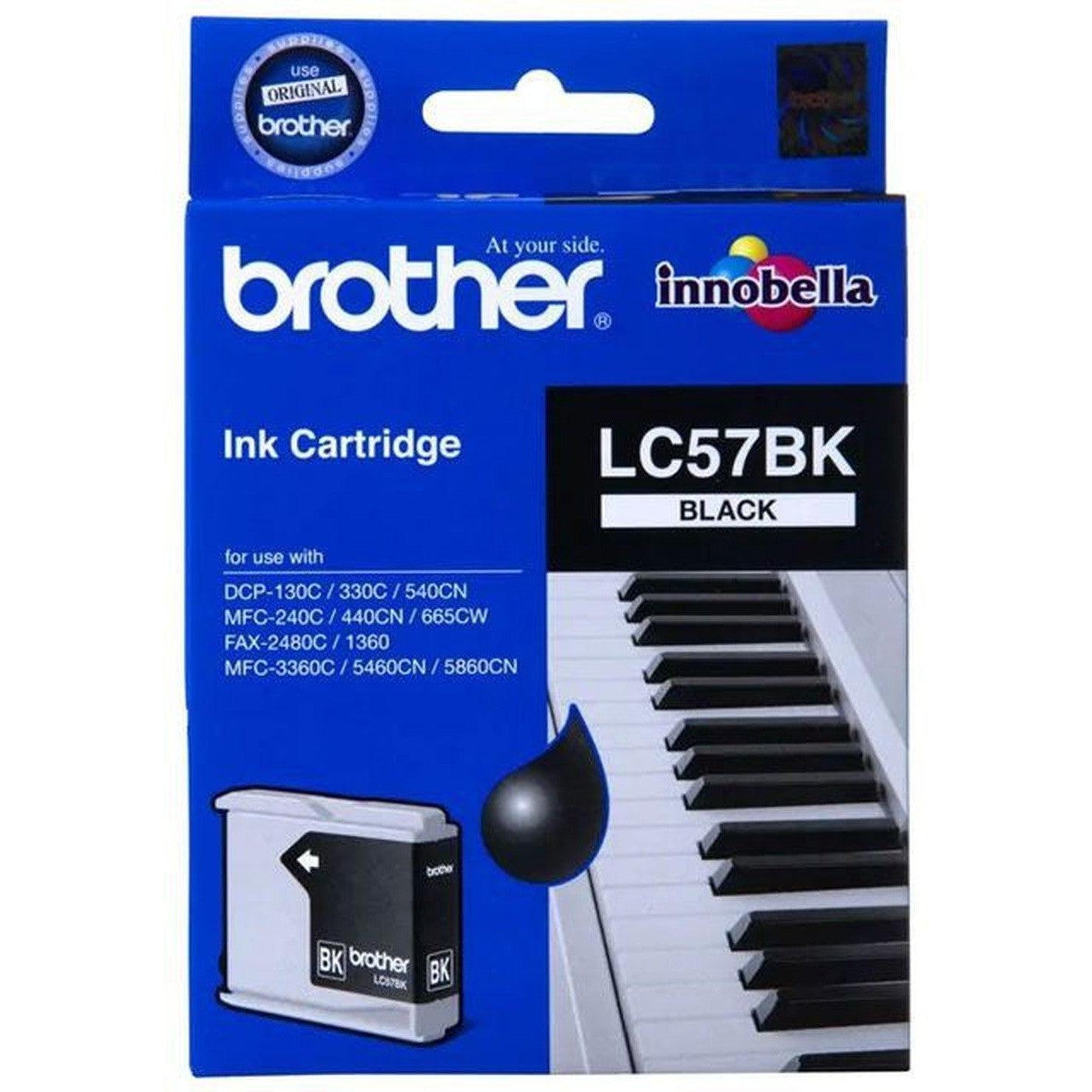 Brother Lc 57 Ink Cartridges - 500 Pages / Black Color / Ink Cartridges