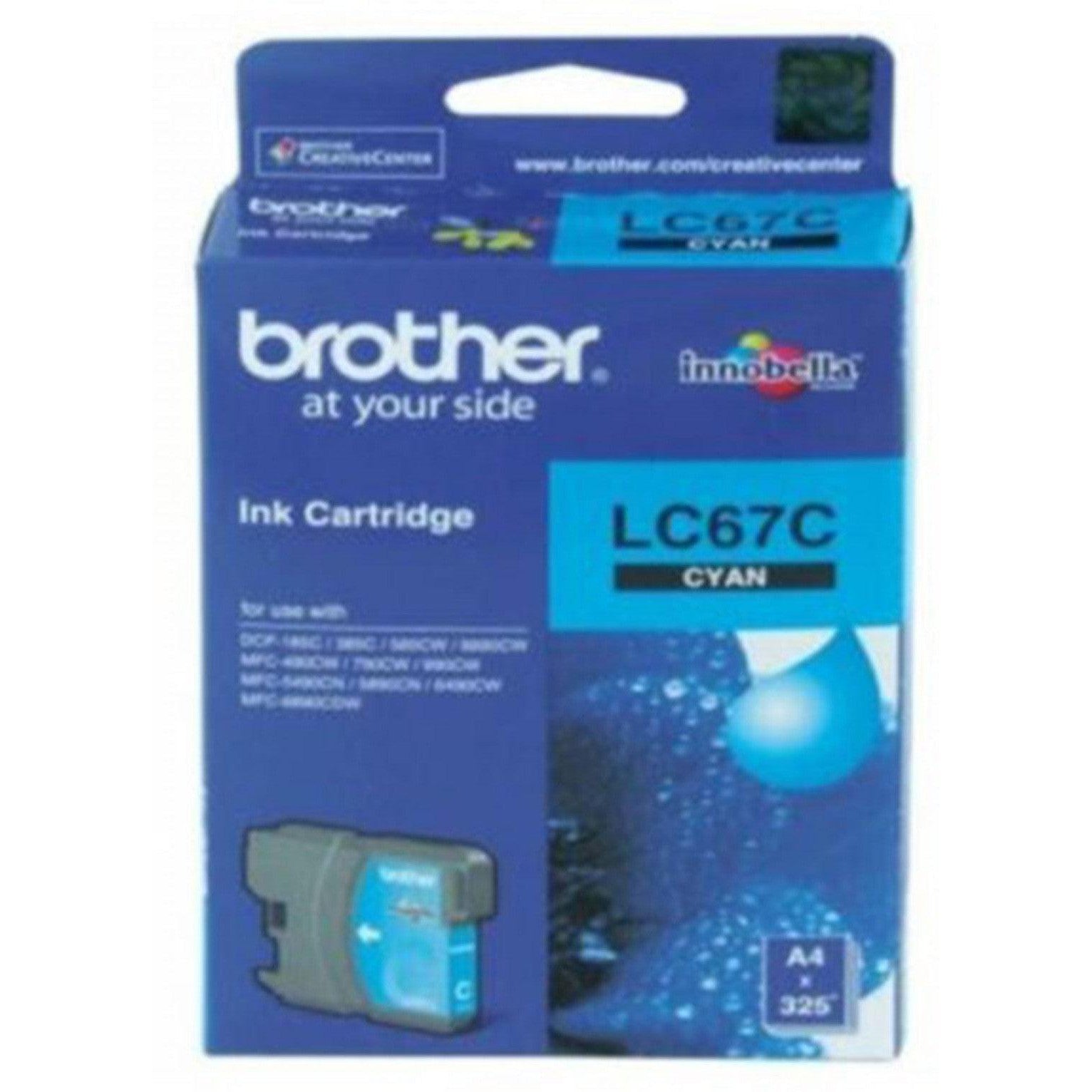 Brother Lc 67 Cyan Ink Cartridge