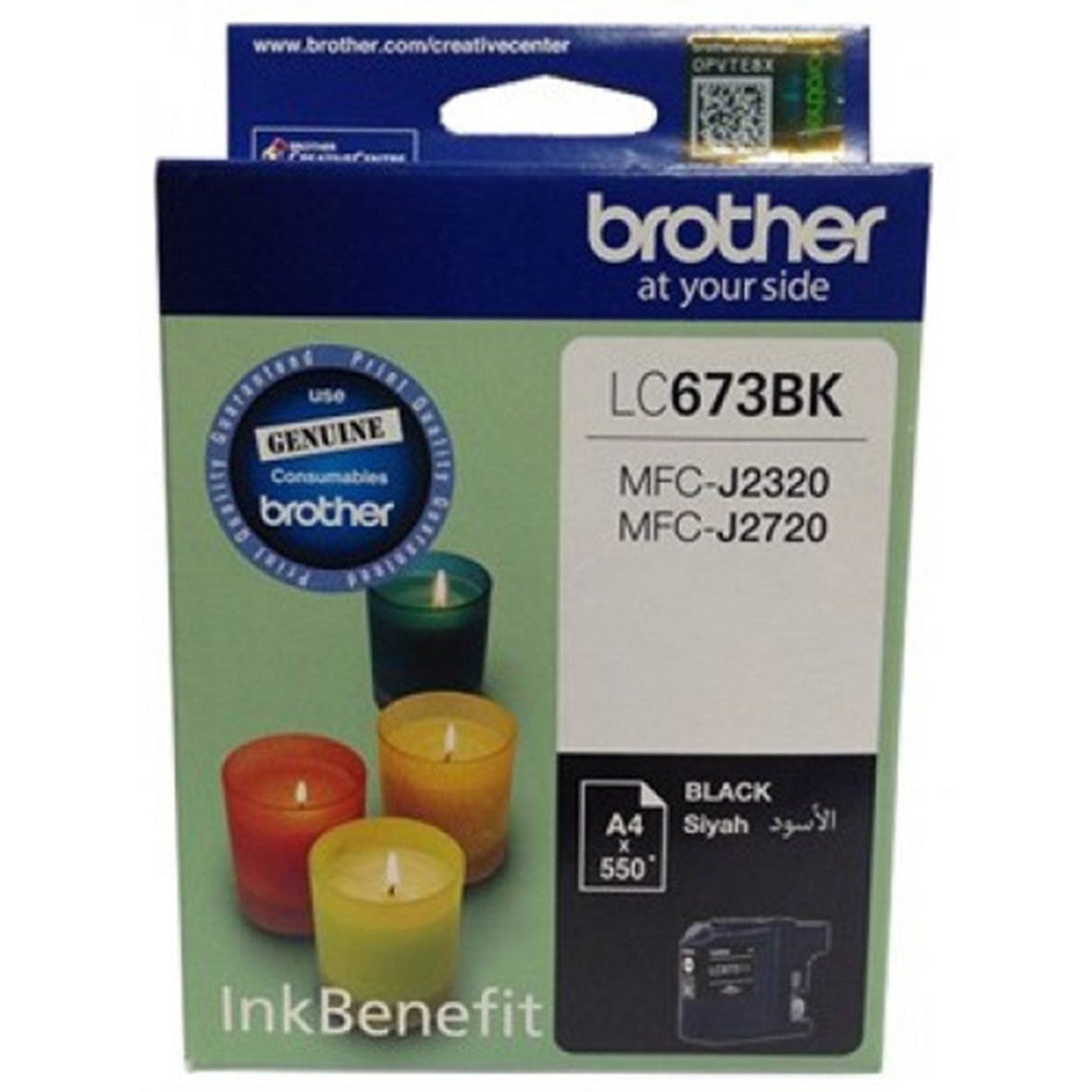 Brother Lc 673 Black Ink Cartridge