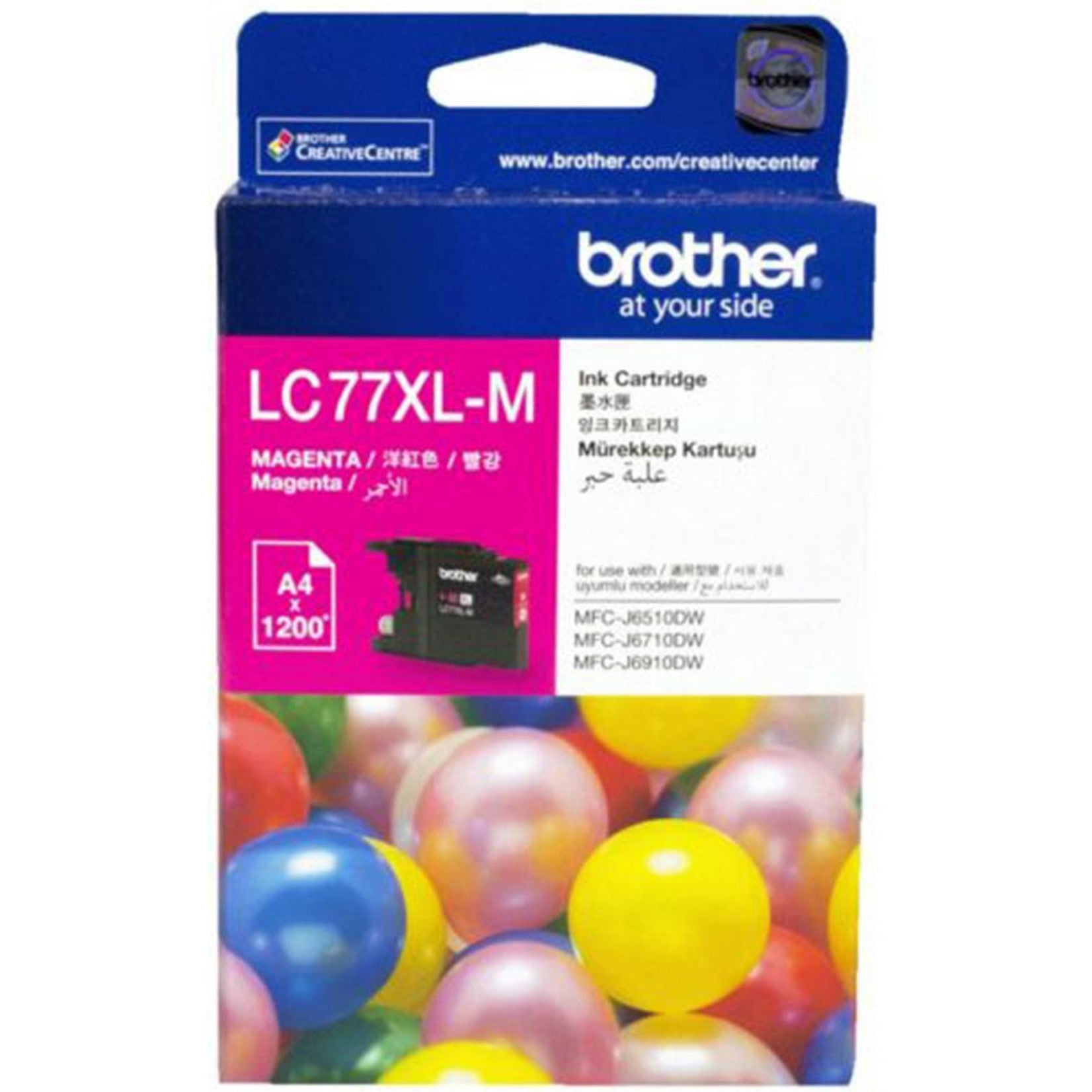 Brother Lc 77 XL Magenta Ink Cartridge