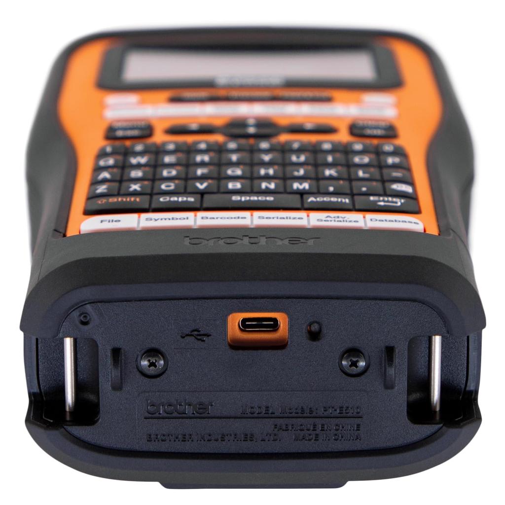 Brother PT-E560BTVP Industrial Label Maker with Bluetooth, Li-Ion Battery and Carry Case