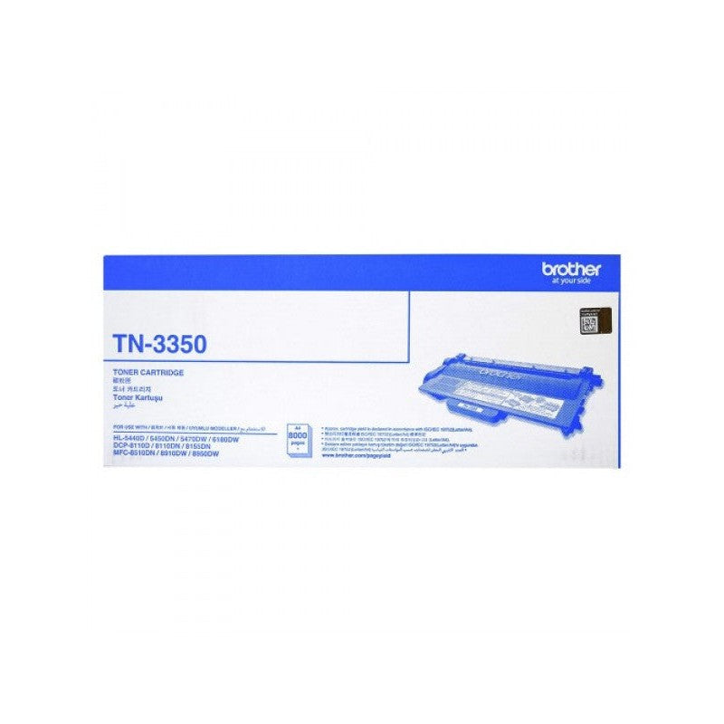 Brother TN 3350 Black Toner Cartridge – 8000 Pages / Black Color / Toner Cartridge