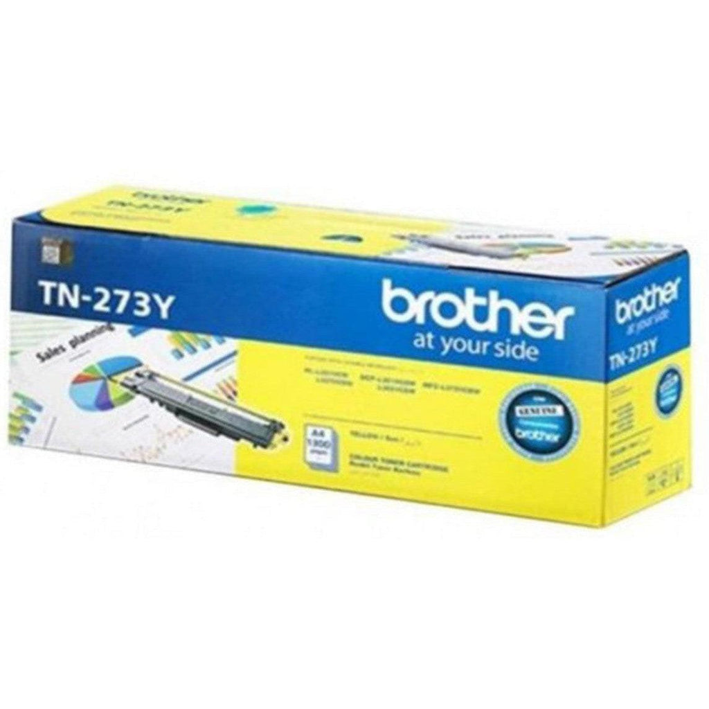 Brother Genuine TN273Y Standard Yield Yellow Ink Printer Toner Cartridge, Prints up to 1,300 pages