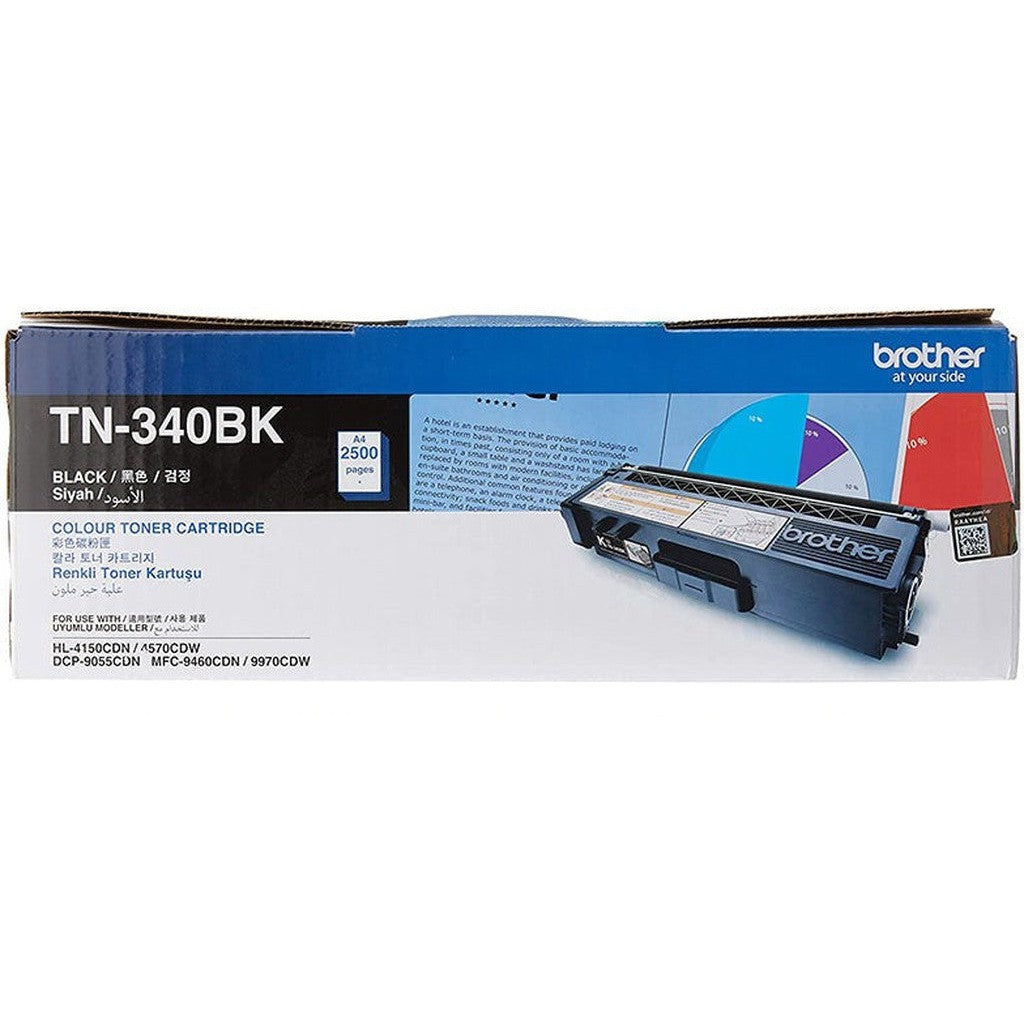 Brother Tn-340 Bk Black Toner