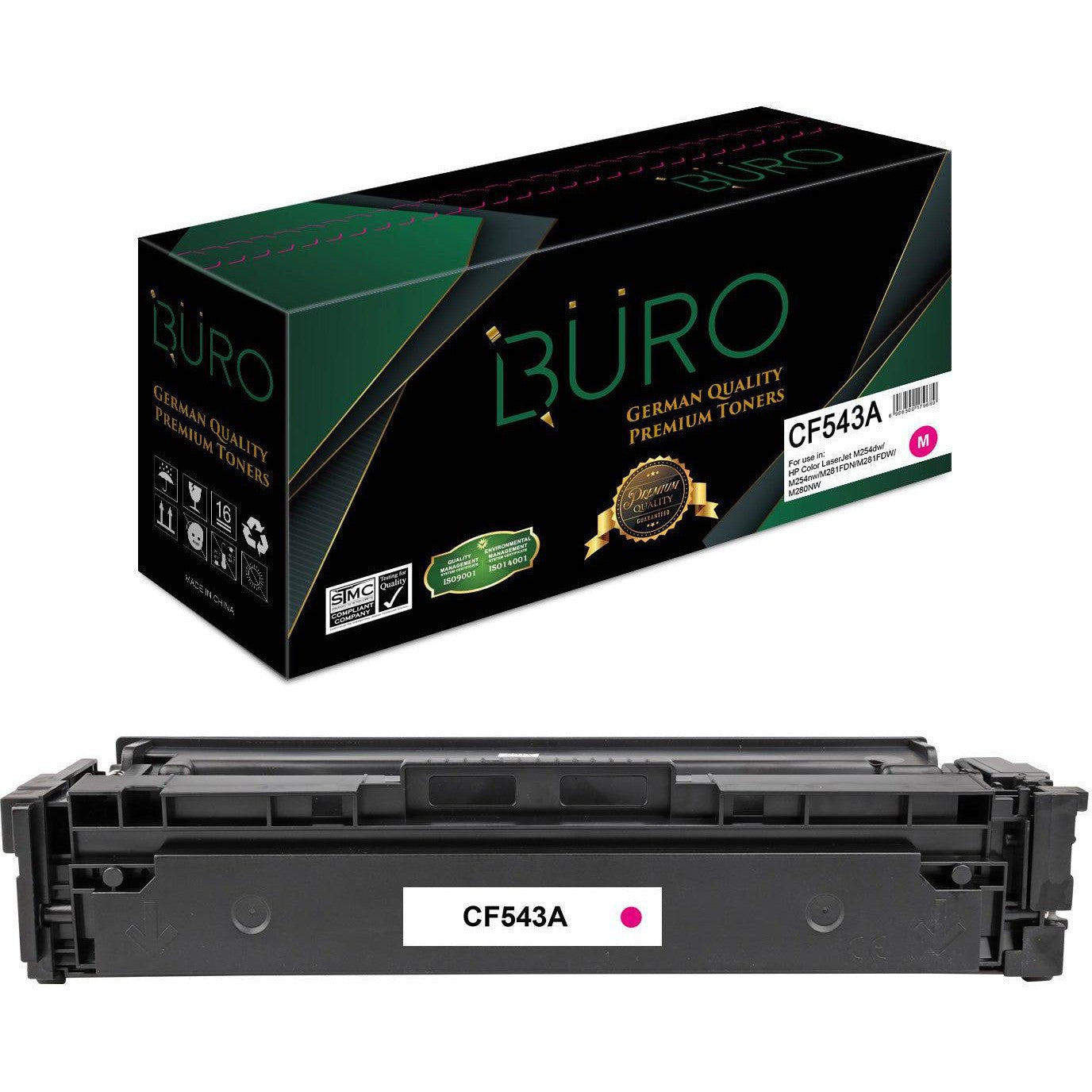Buro Compatible Laserjet Toner 203A For Hp Cf543A Magenta