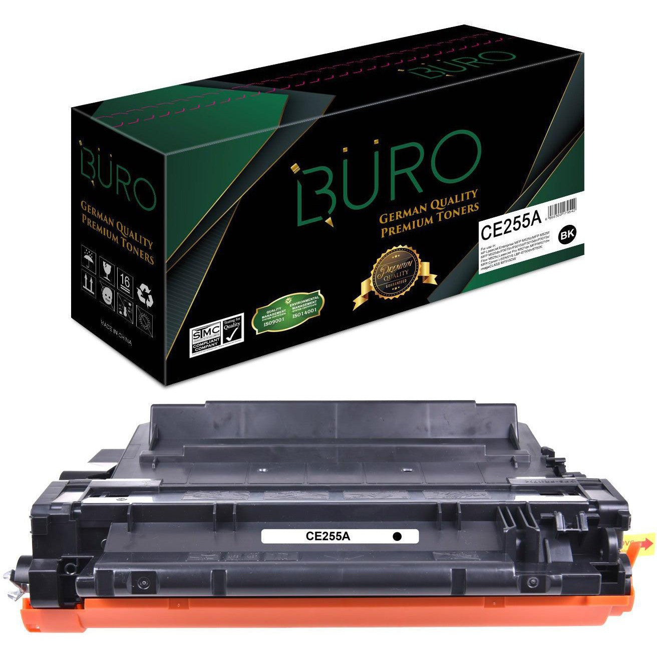 Buro Compatible 55A Laserjet Toner For Hp Ce255A (Black)